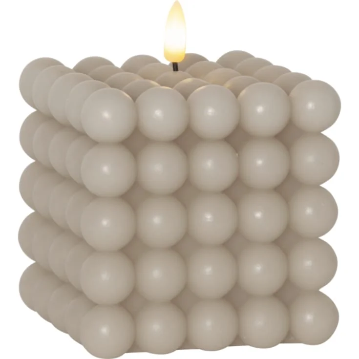 12 stk Star Trading Flamme Dot Bubble LED stearinlys, beige | 061-54
