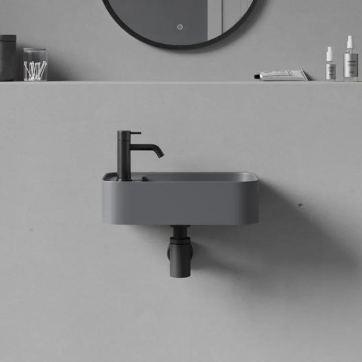 Copenhagen Bath Yuno LR 41 servant, 41×24 cm, grå matt | 40010345