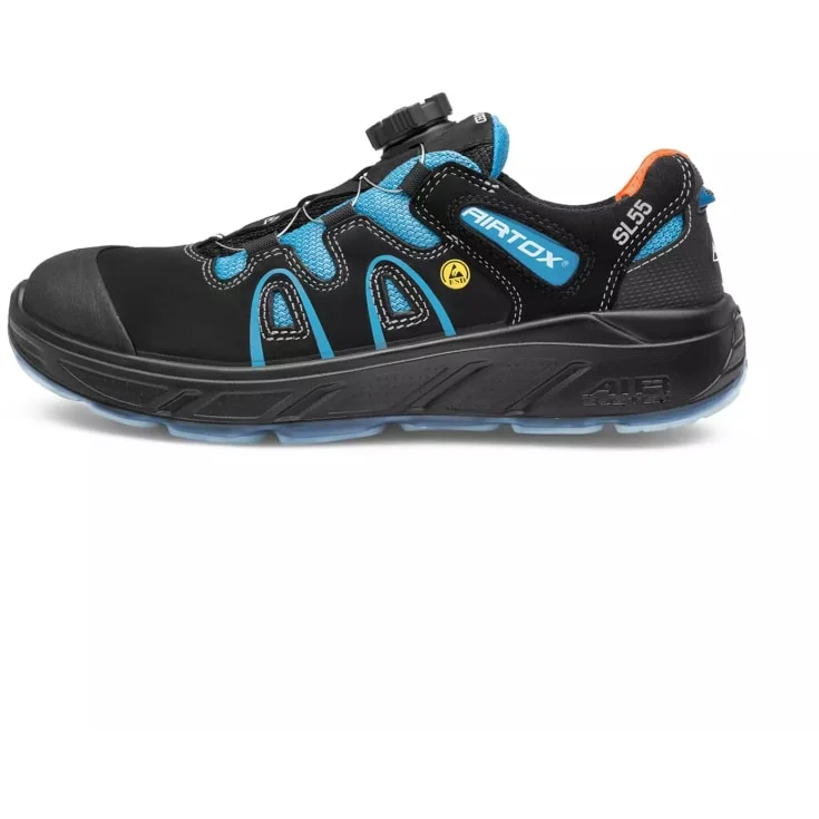 Airtox SL55 vernesko, S3, sort/blå, str. 39 | SL55_39