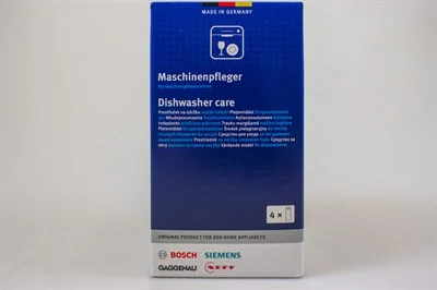 Maskinrengjøring, Bosch oppvaskmaskin – 4 x 250 ml v:2633403 Maskinrengjøring, Bosch oppvaskmaskin – 4 x 250 ml v:2633403