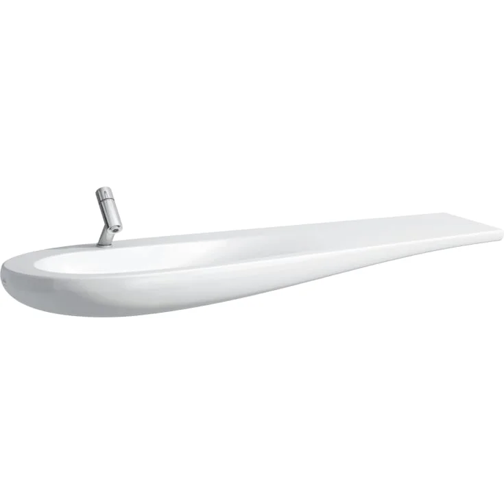 Laufen IlBagno Alessi servant, 160×50 cm, venstre, hvit | h8149714001041