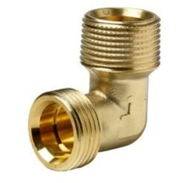 Wavin messing vinkel m/nippel, 3/4" | 0660405 Wavin messing vinkel m/nippel, 3/4" | 0660405