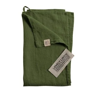 Lovely kjøkkenhåndkle lin 45×70 cm Jeep Green v:5998865