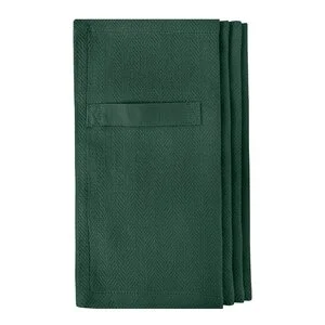Serviett i bomull 20×20 cm 4 stk dark green v:7063709 Serviett i bomull 20×20 cm 4 stk dark green v:7063709