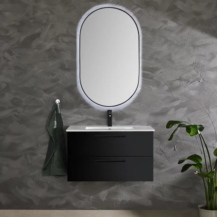 Bathlife Lust møbelpakke, med servant, 81×46,5×48 cm, sort | 401410237 Bathlife Lust møbelpakke, med servant, 81×46,5×48 cm, sort | 401410237