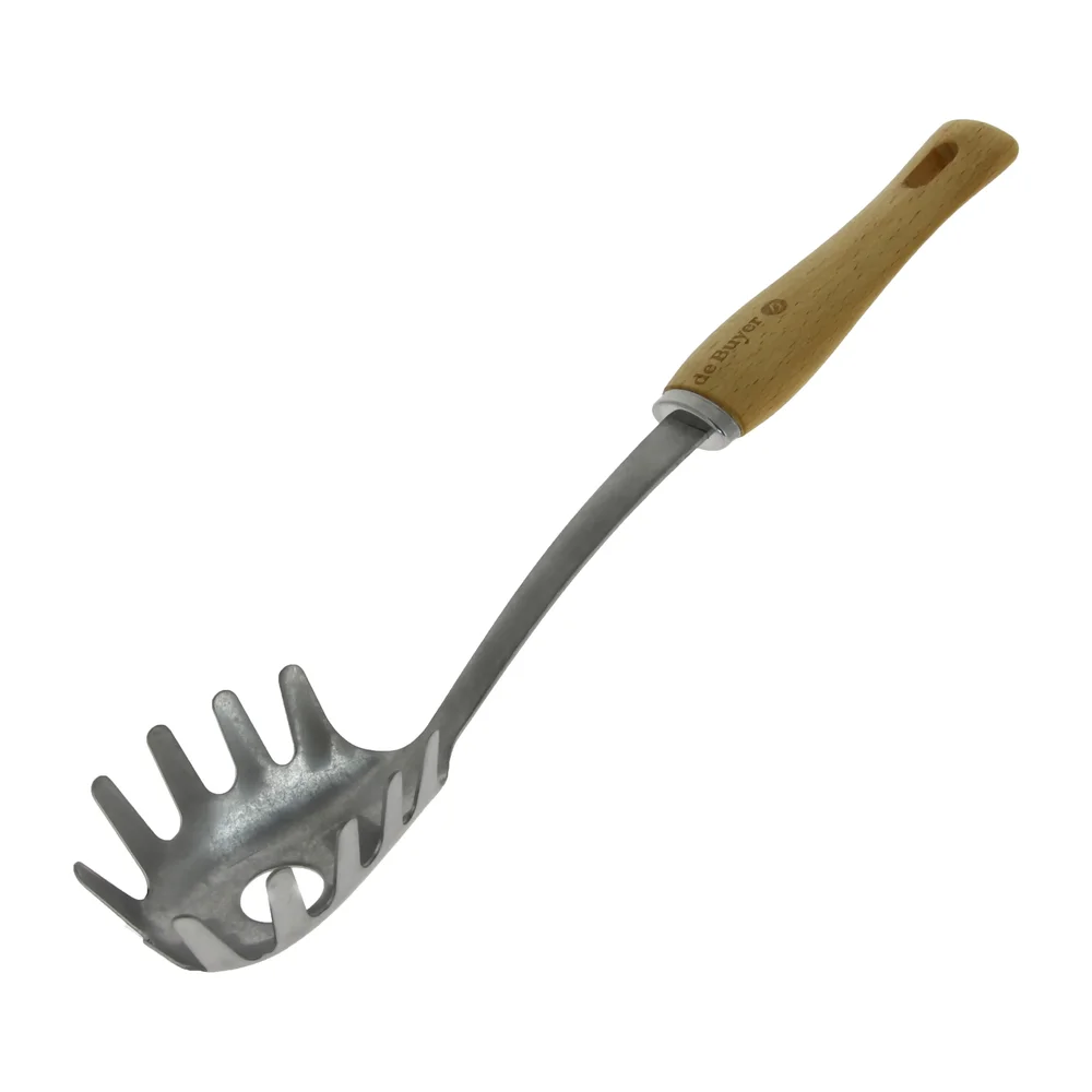 De Buyer B Bois spagettiøse med trehåndtak v:4819066