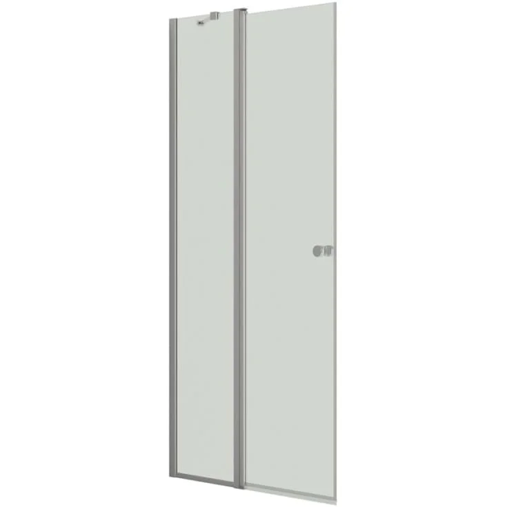 Dansani Match dusjdør, modell C, 97 cm, klart glass, satin profil | C101-01