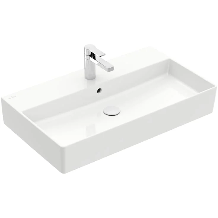 Villeroy & Boch Memento møbelservant, 80x47 cm, med CeramicPlus, hvit | 4A228GR1