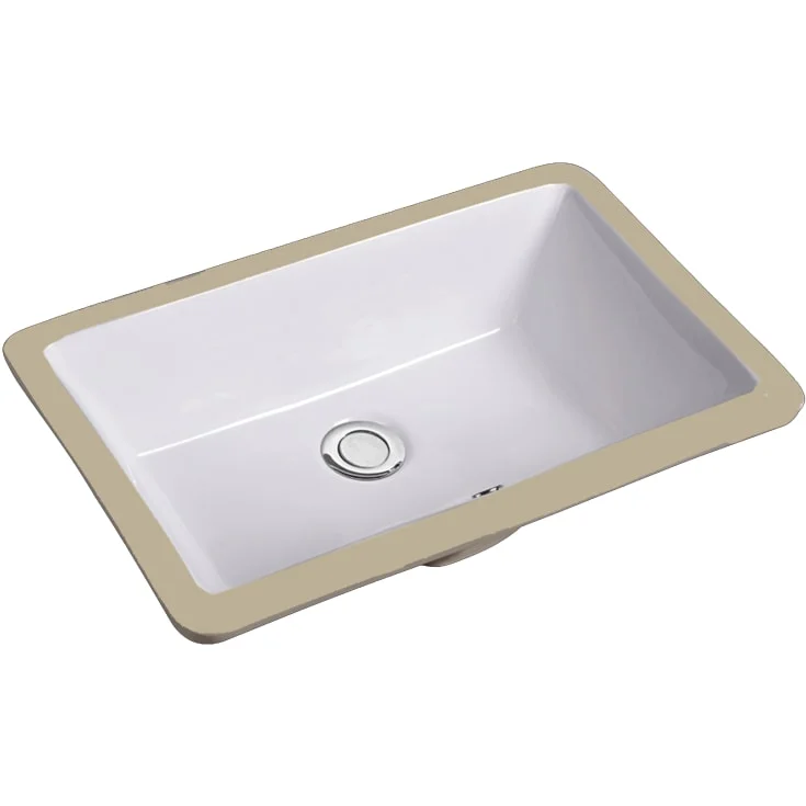 Lavabo Gino servant, 53×35 cm, hvit | 21015