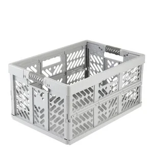 Ben oppbevaringsboks sammenleggbar 45L nordic grey v:1721810 Ben oppbevaringsboks sammenleggbar 45L nordic grey v:1721810