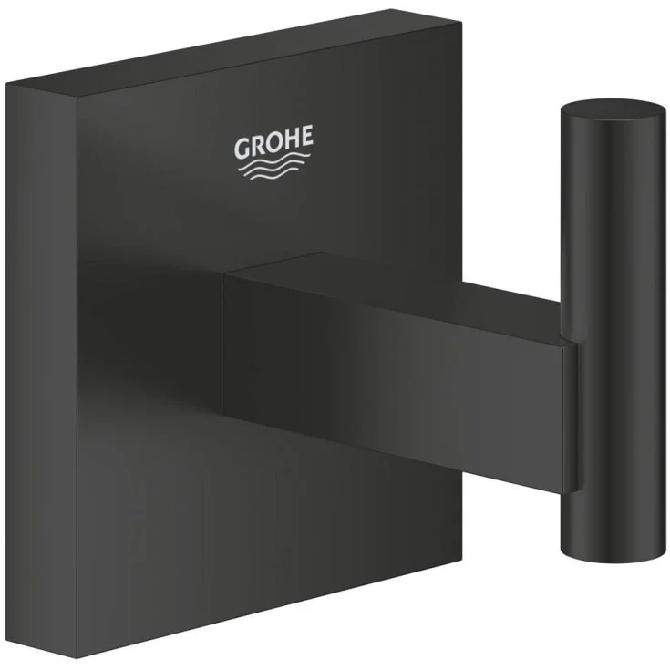 Grohe Start Cube håndkleknagg, matt sort | 409612430