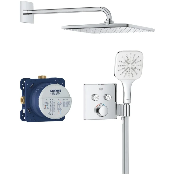 Grohe Precision SmartControl dusjsett, vannbesparende, krom | 34876000