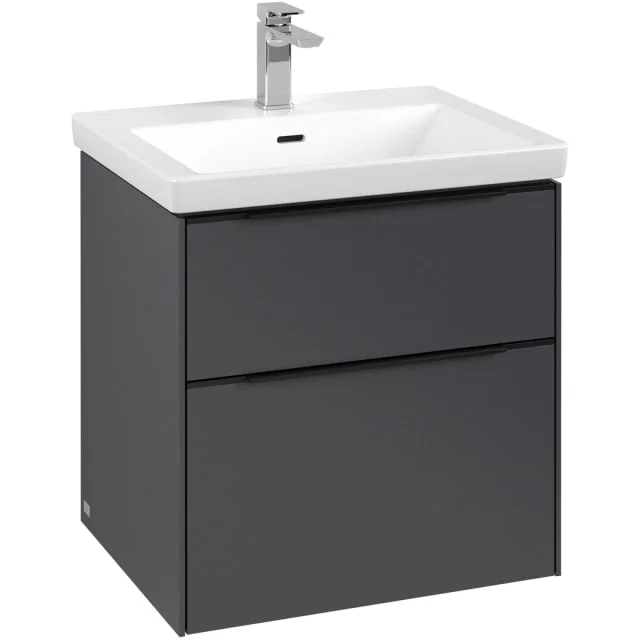Villeroy & Boch Subway 3.0 servantskap, 57x57 cm, antrasitt | C57801VR