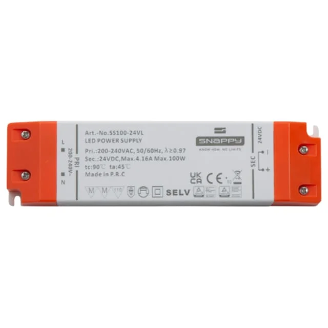 Ansell Lighting LED driver, 24V, 100W | AD100/24V