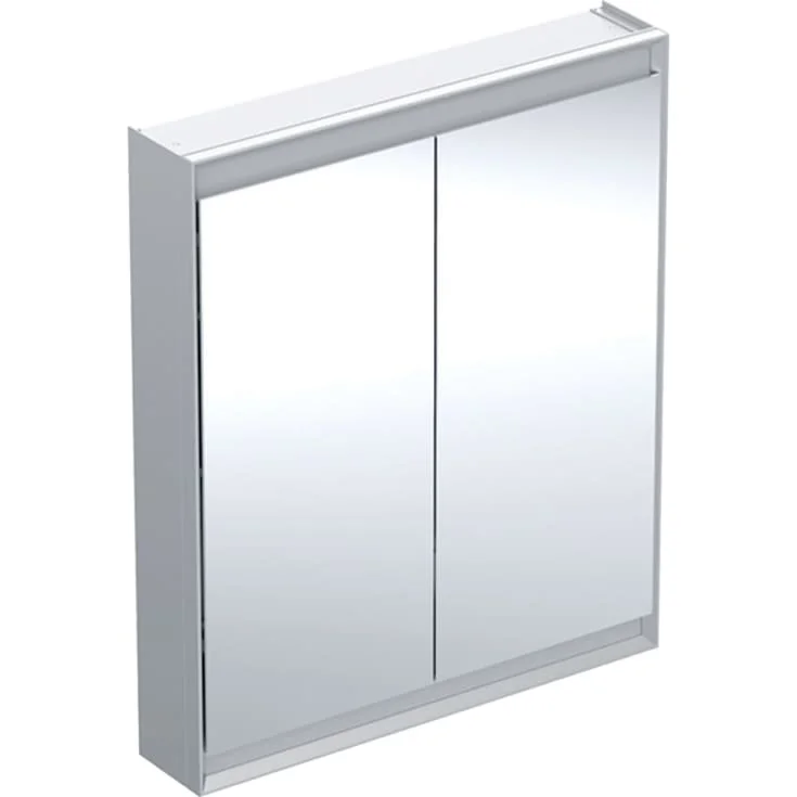 Geberit One speilskap, 75×90 cm, aluminium | 505.812.00.1