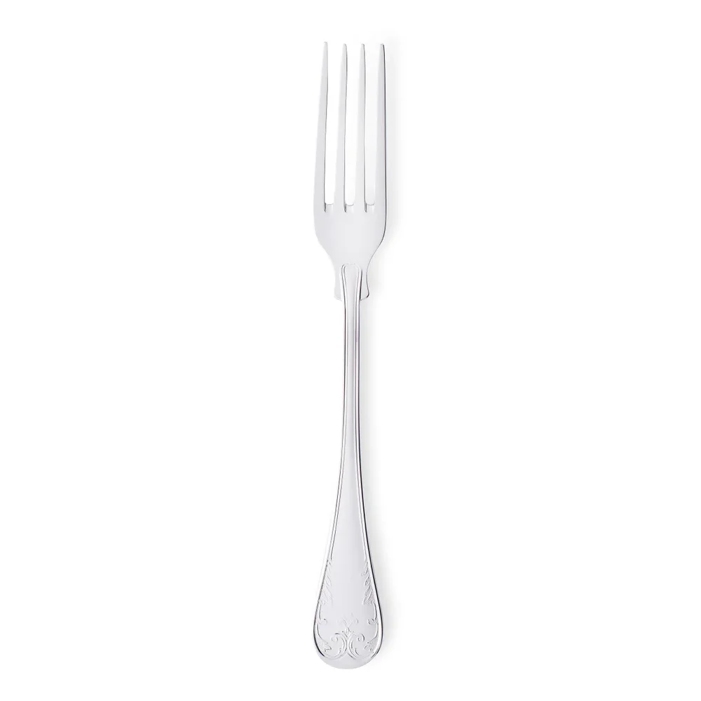 Gammal Fransk bordgaffel nysølv v:2342585