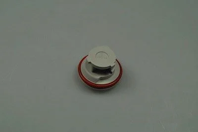 Deksel til beholder for glansemiddel, Electrolux oppvaskmaskin – Hvit + Rød v:2851508 Deksel til beholder for glansemiddel, Electrolux oppvaskmaskin – Hvit + Rød v:2851508