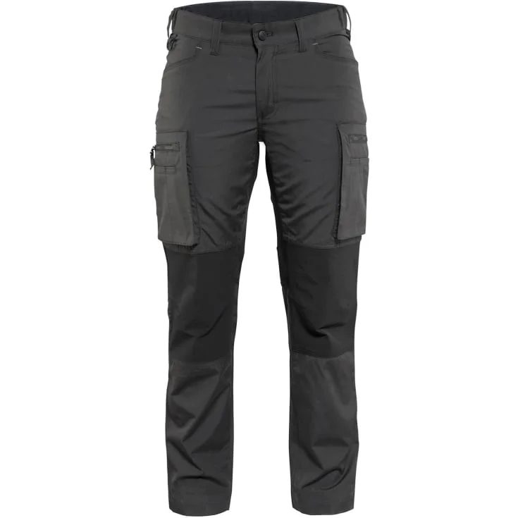 Blåkläder Workwear Unite servicebukse dame, koksgrå/sort, str. C30 | 7159-1845-9899_C30