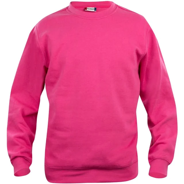 Clique Basic Roundneck collegegenser, pink, str. XS | 021030-300_XS