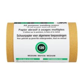 Sliperull P120 middels korning 115mmx2,5m v:9523746