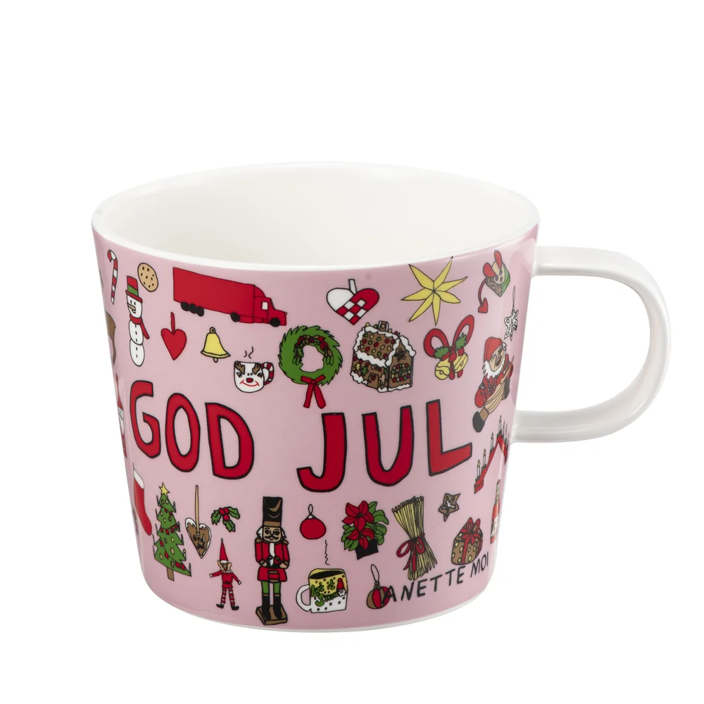 Anette Moi krus 27 cl God jul/rosa v:9737765