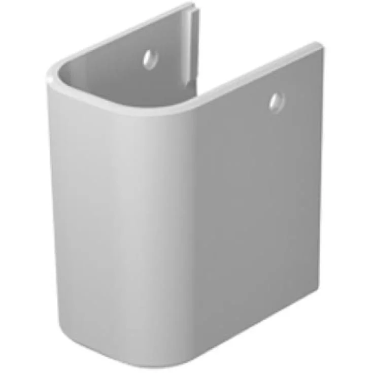 Duravit Happy D.2 halvsøyle og feste, 070950, hvit | 638171500+
