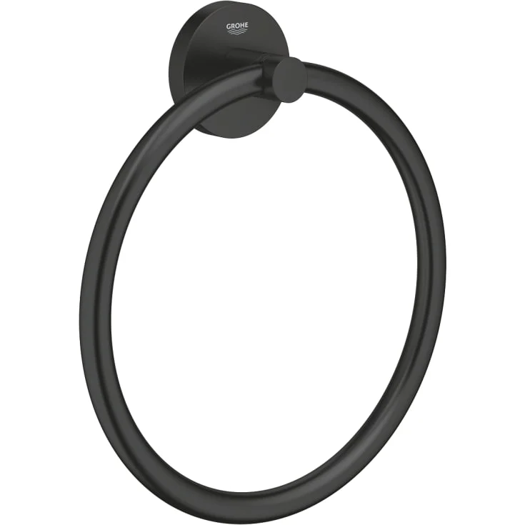 Grohe Start håndklering, matt sort | 411742430