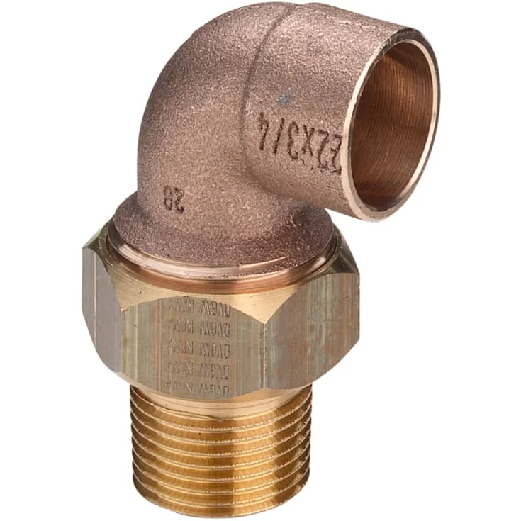 5 stk Messing lodde overgangsforskruning, 35 mm x 1 1/4" | 4098G035010000