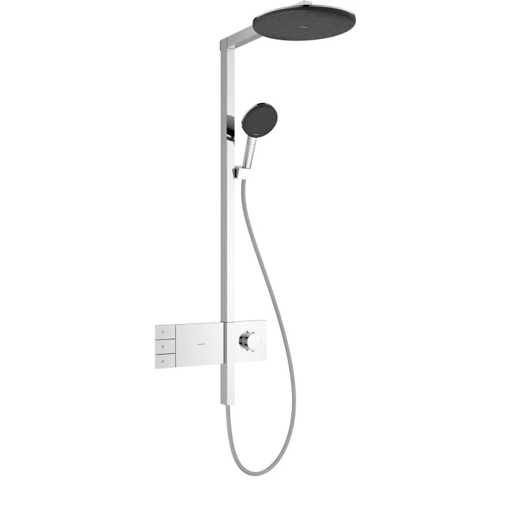 Hansgrohe Raindance Alive S Showerpipe dusjsett, vannsparende, krom | 24596000 Hansgrohe Raindance Alive S Showerpipe dusjsett, vannsparende, krom | 24596000