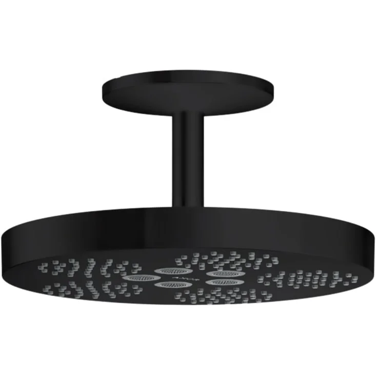 Axor One 1jet Takdusj, Ø280 mm, med 1 stråletype, sort matt | 48493670 Axor One 1jet Takdusj, Ø280 mm, med 1 stråletype, sort matt | 48493670