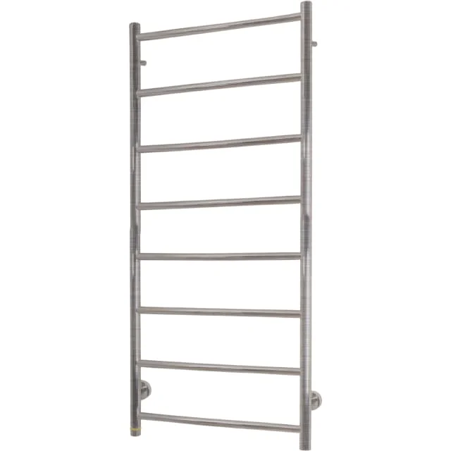 Kriss Polaris håndkletørker, el, 50×120 cm, børstet rustfrit stål | PO12050BE