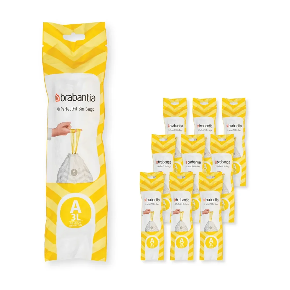 Brabantia PerfectFit avfallspose 200 poser v:2253223 Brabantia PerfectFit avfallspose 200 poser v:2253223