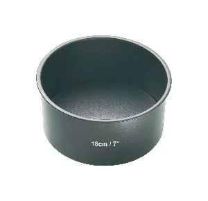 Bakeform med avtakbar bunn 18 cm nonstick grå v:7399391