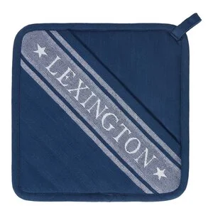 Icons gryteholder stjerne 25×25 cm dress blå/hvit v:1122945