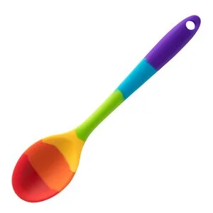 Øse silikon 21 cm regnbuefarget v:2437202