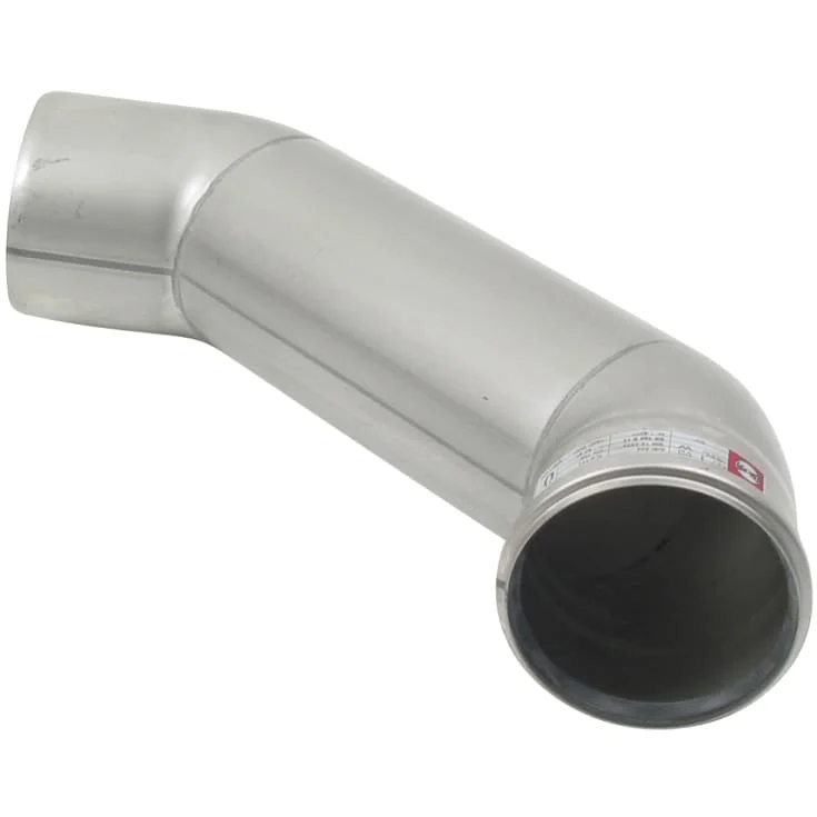Blücher EuroPipe avløpsbend 87,5°, lang modell, Ø110 mm, rustfritt stål | 821.090.110