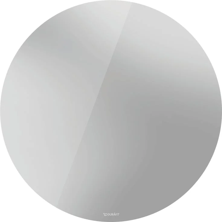 Duravit D-Neo speil med lys, Ø70 cm, høyglans hvit | LM7851000000000
