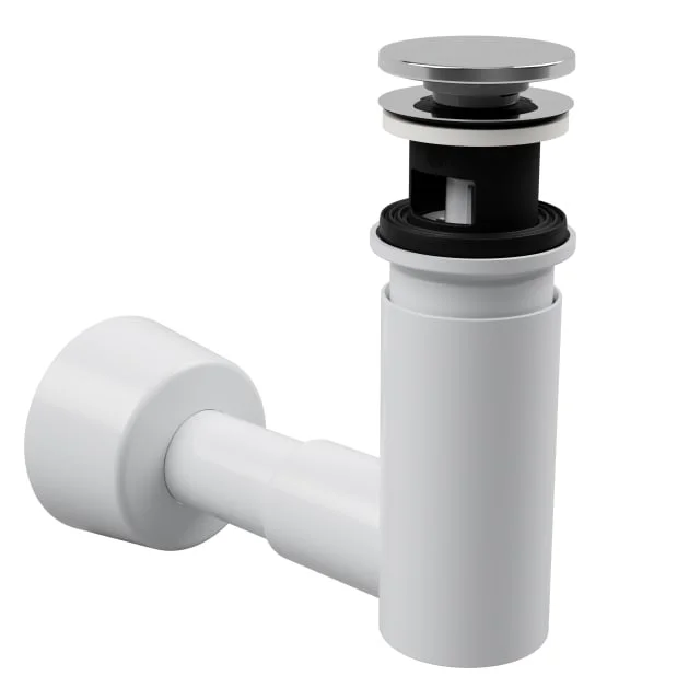 Easyclean avløpssett, Ø40 mm, 1 kum, hvit | EC4-C4IR4-001