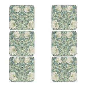 Morris & Co Pimpernel glassunderlag 6 stk v:7655398 Morris & Co Pimpernel glassunderlag 6 stk v:7655398