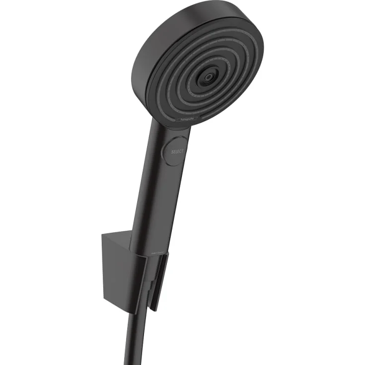 Hansgrohe Pulsify 105 Relaxation dusjsett, matt sort | 24303670 Hansgrohe Pulsify 105 Relaxation dusjsett, matt sort | 24303670
