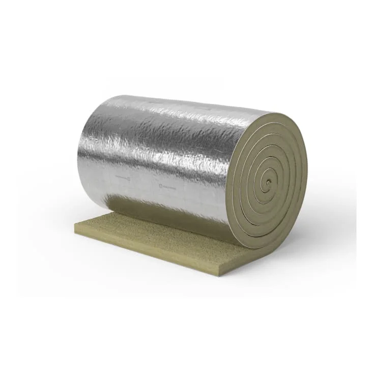 Rockwool Prolit Lamella Mat lamellmatte med aluminiumsfolie, 60 mm isolasjonstykkelse, 4×1 meter | 356153