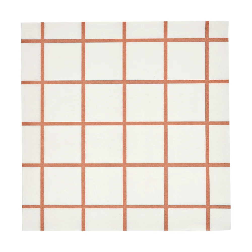 Check & Stripes papirserviett 33×33 cm 20-pakning v:5169413