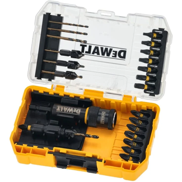 DeWalt DT70779T-QZ Flipdrive forbore-/bitssæt, 18 dele | DT70779T-QZ