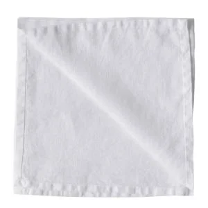 Serviett 45x45 cm bleached white v:6445253
