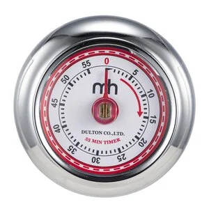 Dulton timer Ø7 cm silver barleycorn v:2211379