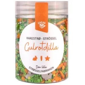 Kakestrøssel gulrotdilla 80g v:6123128 Kakestrøssel gulrotdilla 80g v:6123128