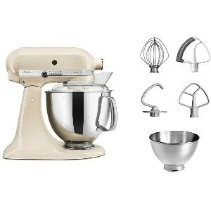 Artisan kjøkkenmaskin 5KSM175PSEAC 4,8L almond cream v:8103635 Artisan kjøkkenmaskin 5KSM175PSEAC 4,8L almond cream v:8103635