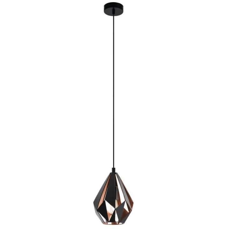 Eglo Carlton 1 pendel, Ø20,5 cm | 49997 Eglo Carlton 1 pendel, Ø20,5 cm | 49997