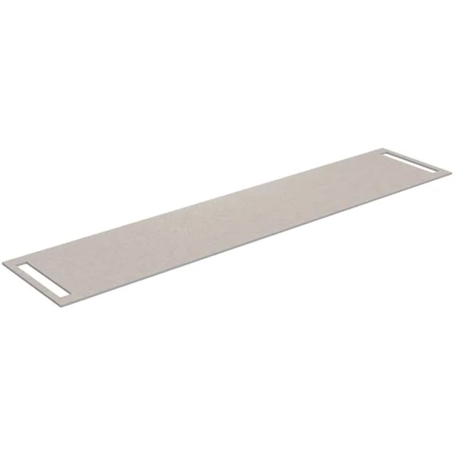 Korsbakken benkeplate håndkleholder begge sider, 220×46,5 cm, sandfarget | 513580220 Korsbakken benkeplate håndkleholder begge sider, 220×46,5 cm, sandfarget | 513580220