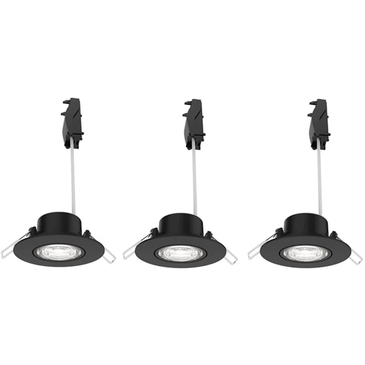Philips Cilantro downlight, svart, 3-pk | 929004721201 Philips Cilantro downlight, svart, 3-pk | 929004721201